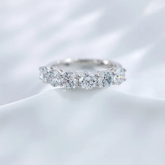 1.89 ctw Celestial Round-Cut Lab-Grown Diamond Band in PT950 Platinum – APYFR0273-PT