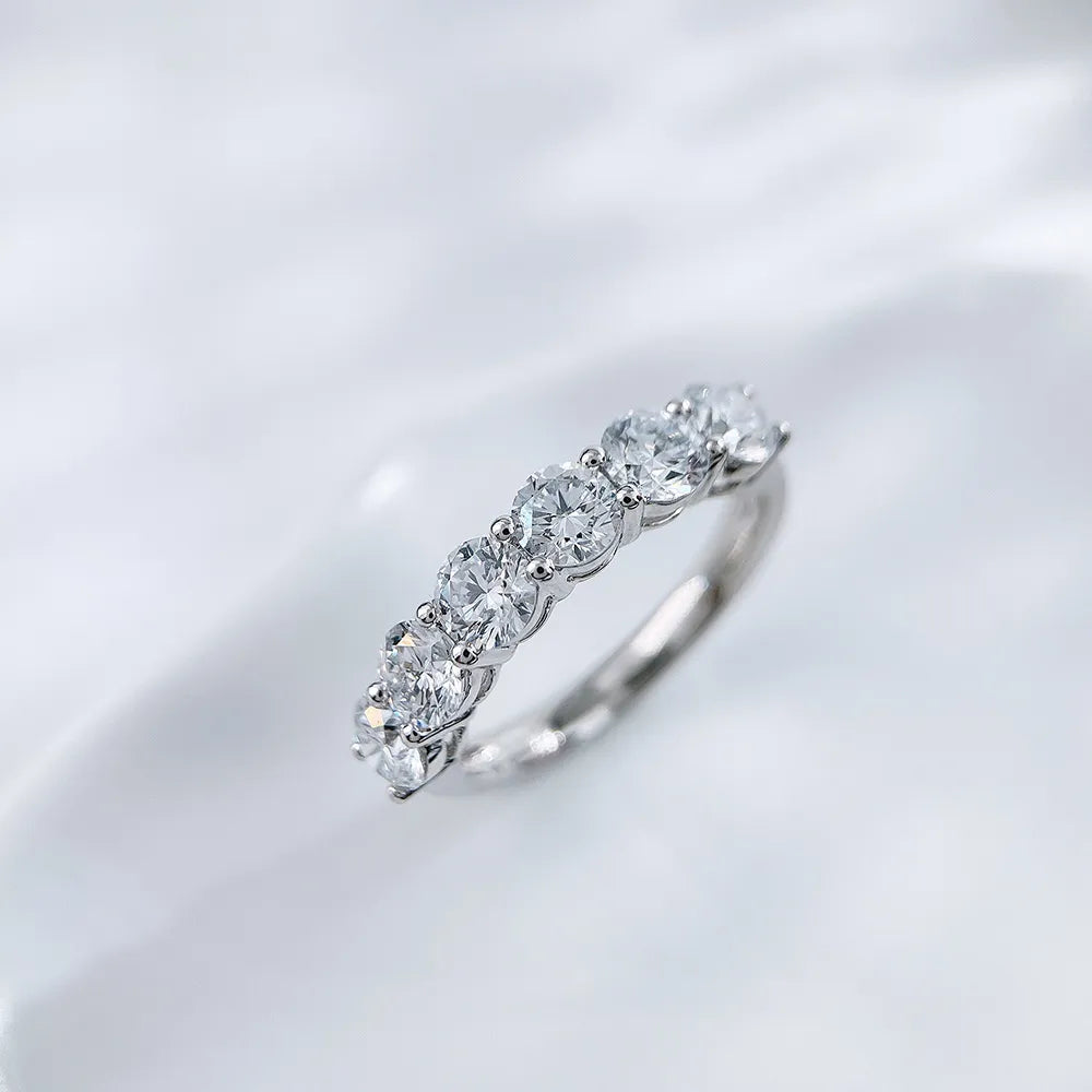 1.89 ctw Celestial Round-Cut Lab-Grown Diamond Band in PT950 Platinum – APYFR0273-PT