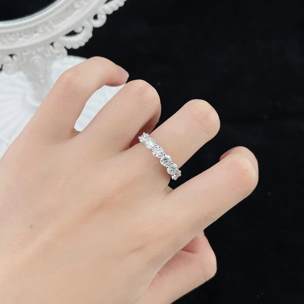 1.89 ctw Celestial Round-Cut Lab-Grown Diamond Band in PT950 Platinum – APYFR0273-PT