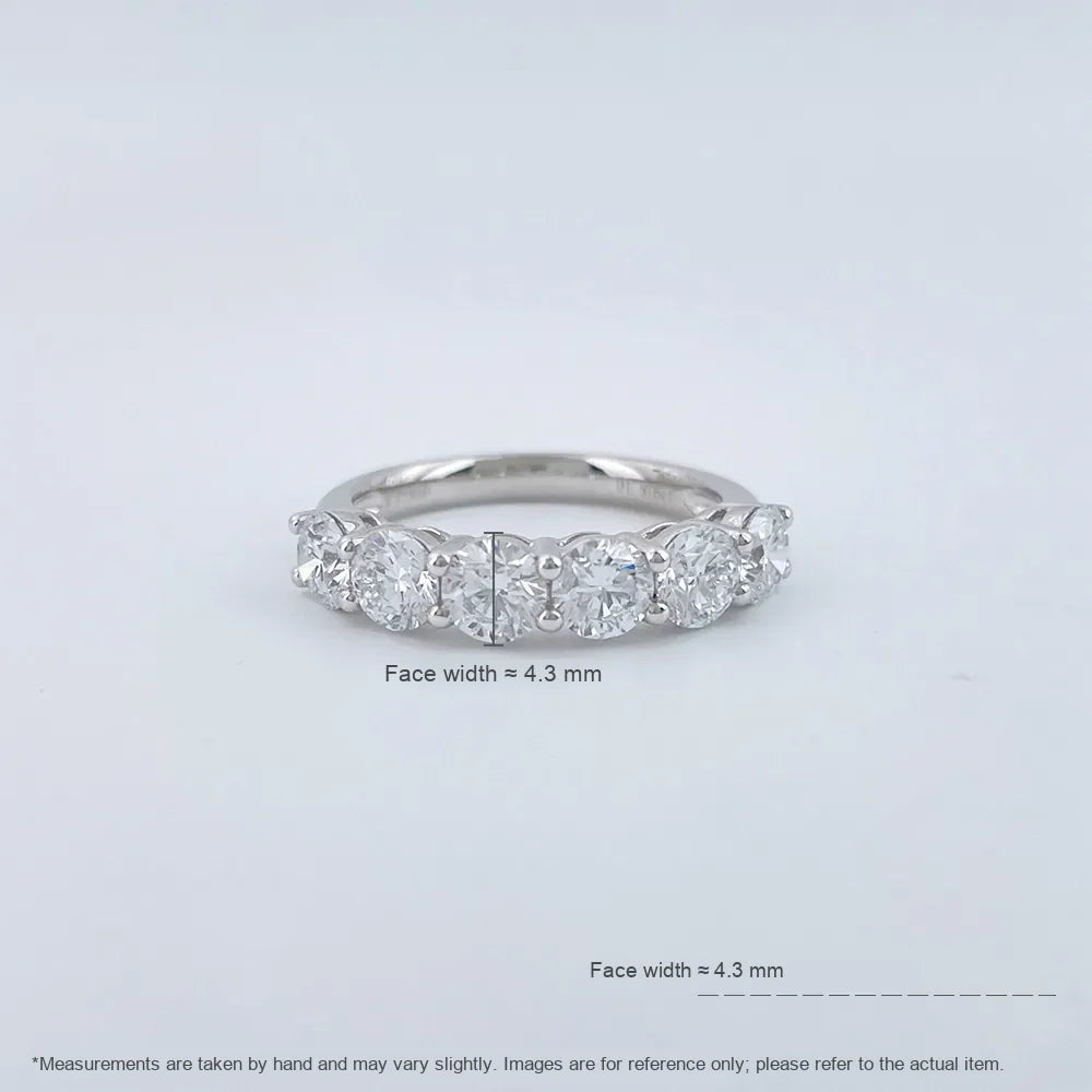 1.89 ctw Celestial Round-Cut Lab-Grown Diamond Band in PT950 Platinum – APYFR0273-PT