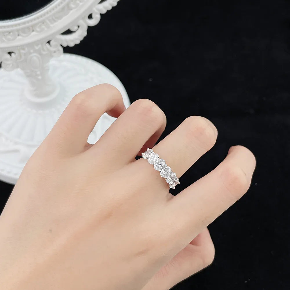 1.8 ctw Celestial Mixed-Cut Lab-Grown Diamond Band in PT950 Platinum – APYFR0274-PT