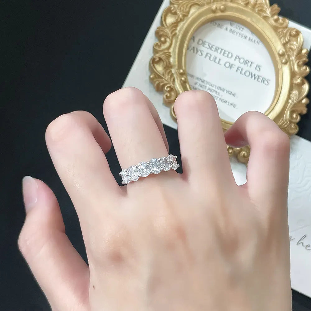 1.8 ctw Celestial Mixed-Cut Lab-Grown Diamond Band in PT950 Platinum – APYFR0274-PT