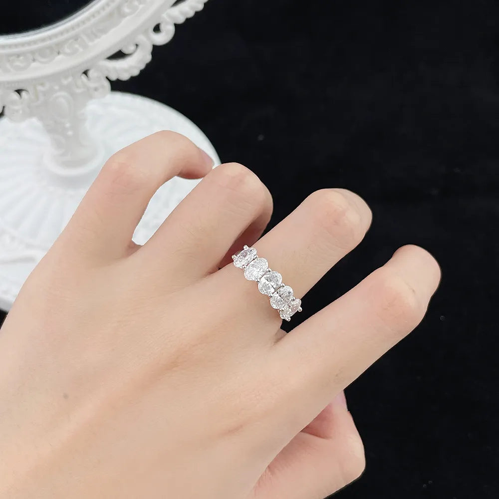 2.34 ctw Celestial Mixed-Cut Lab-Grown Diamond Band in PT950 Platinum – APYFR0275-PT