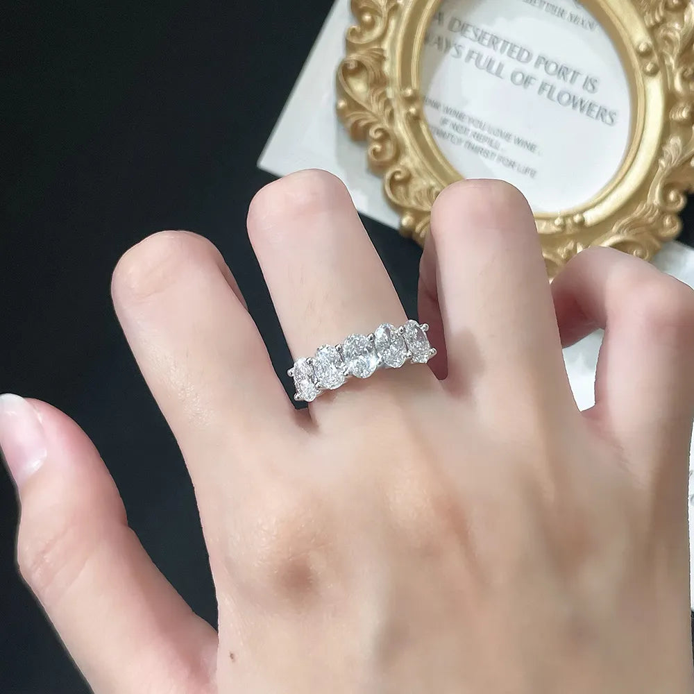 2.34 ctw Celestial Mixed-Cut Lab-Grown Diamond Band in PT950 Platinum – APYFR0275-PT