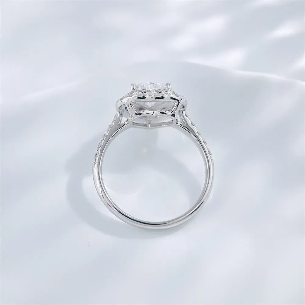 1 ct Three-Prong Heart-Cut Lab-Grown Diamond Ring in PT950 Platinum – APYFR0285-PT