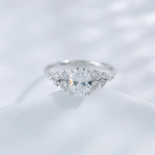 1.01 ct Celestial Four-Prong Oval-Cut Lab-Grown Diamond Ring in PT950 Platinum – APYFR0286-PT