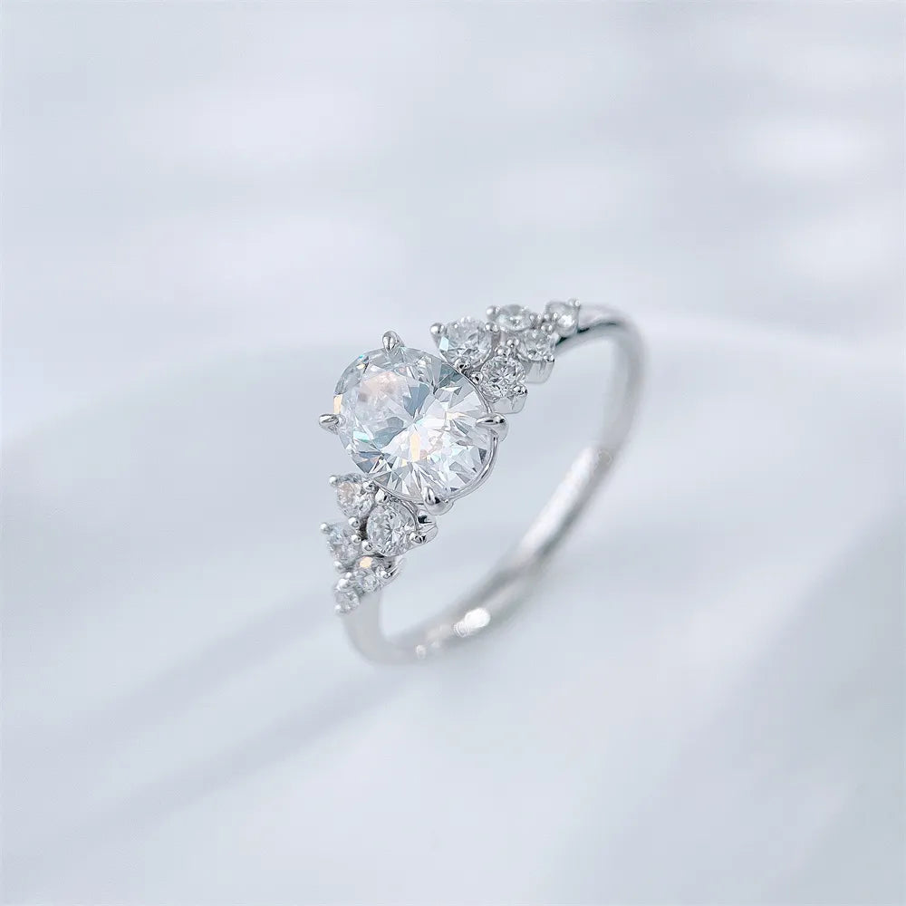 1.01 ct Celestial Four-Prong Oval-Cut Lab-Grown Diamond Ring in PT950 Platinum – APYFR0286-PT