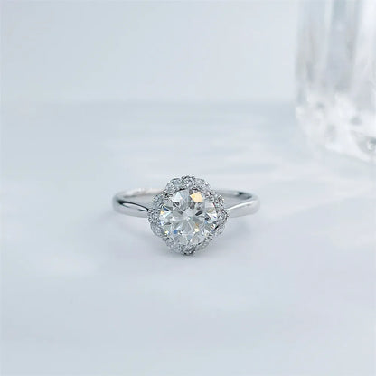 2.17 ct Celestial Four-Prong Round-Cut Lab-Grown Diamond Ring in PT950 Platinum – APYFR0288-PT