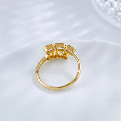 1.47 ctw Mixed-Cut Lab-Grown Diamond Open Ring in 18K Yellow Gold – APYFR0333-Y