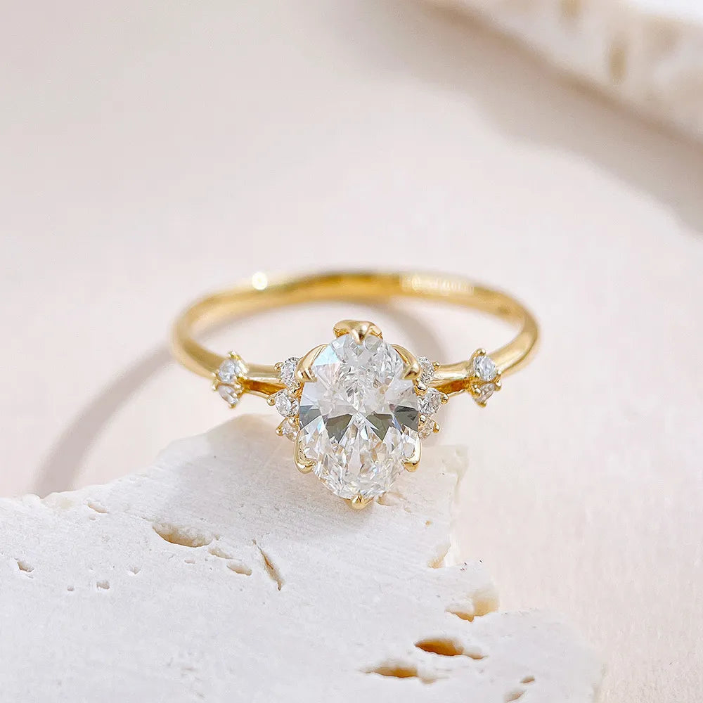 1.03 ct Celestial Oval-Cut Lab-Grown Diamond Ring in 18K Yellow Gold – APYFR0343-Y