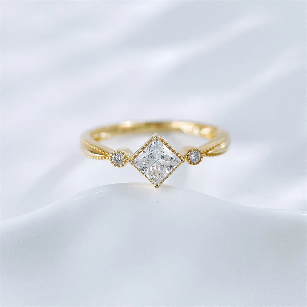 0.51 ct Round-Cut Lab-Grown Diamond Ring in 18K Yellow Gold – APYFR0348-Y