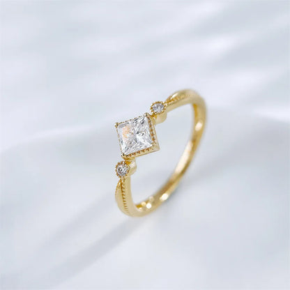 0.51 ct Round-Cut Lab-Grown Diamond Ring in 18K Yellow Gold – APYFR0348-Y