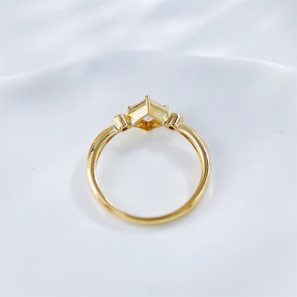 0.51 ct Round-Cut Lab-Grown Diamond Ring in 18K Yellow Gold – APYFR0348-Y