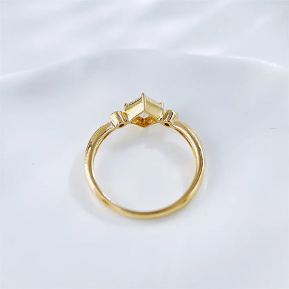 0.51 ct Round-Cut Lab-Grown Diamond Ring in 18K Yellow Gold – APYFR0348-Y