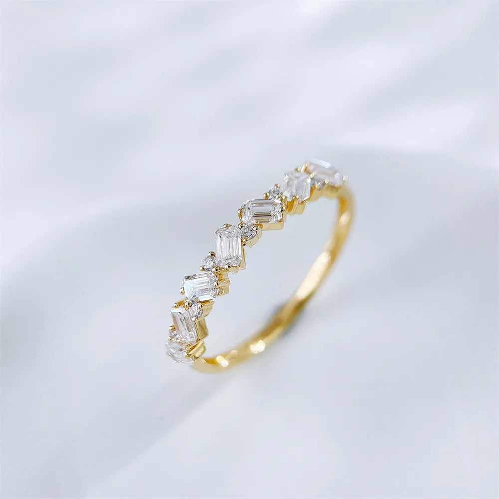 0.35 ctw Celestial Mixed-Cut Lab-Grown Diamond Band in 18K Yellow Gold – APYFR0358-Y