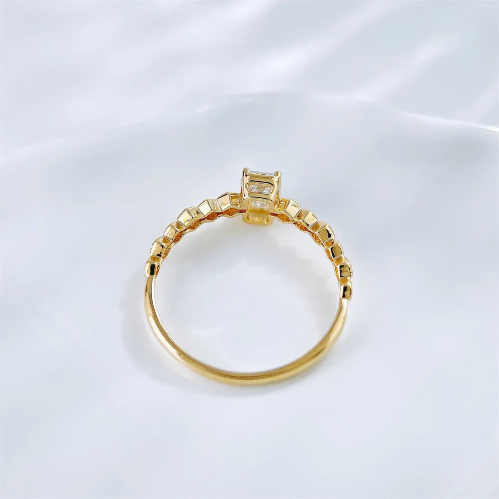 0.34 ct Emerald-Cut Lab-Grown Diamond Ring in 18K Yellow Gold – APYFR0360-Y