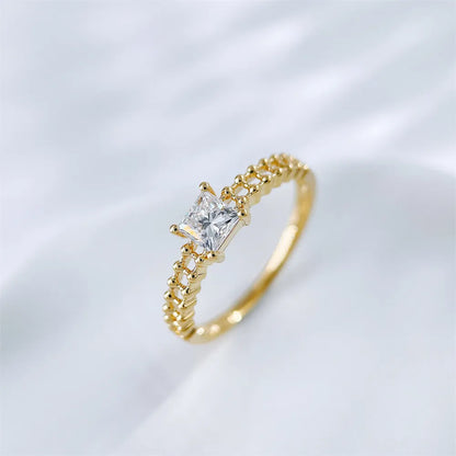 0.54 ct Celestial Princess-Cut Lab-Grown Diamond Ring in 18K Yellow Gold – APYFR0361-Y
