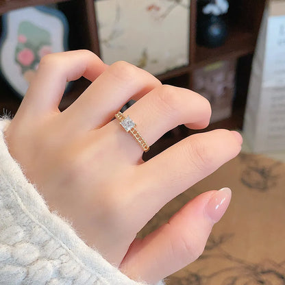 0.54 ct Celestial Princess-Cut Lab-Grown Diamond Ring in 18K Yellow Gold – APYFR0361-Y
