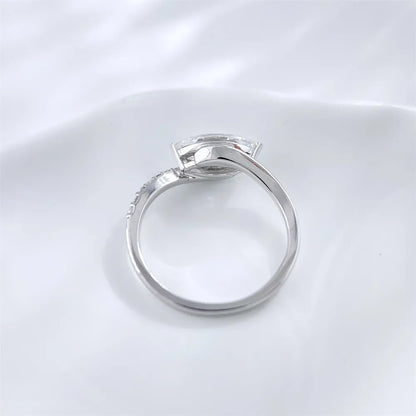 1.07 ct Celestial Marquise-Cut Lab-Grown Diamond Ring in 18K White Gold