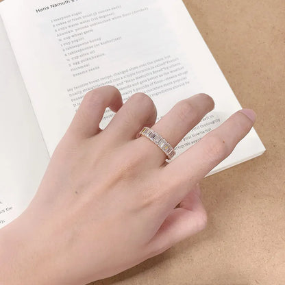 6.62 ctw Emerald-Cut Lab-Grown Diamond Band in 18K Yellow Gold