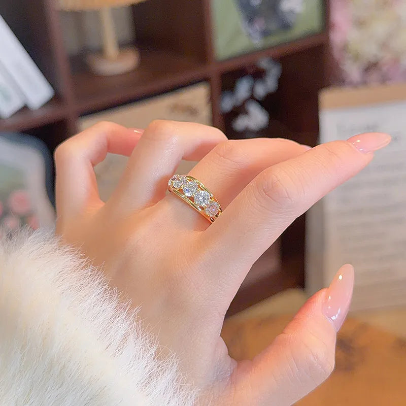2.55 ctw Classic Round-Cut Lab-Grown Diamond Band in 18K Yellow Gold