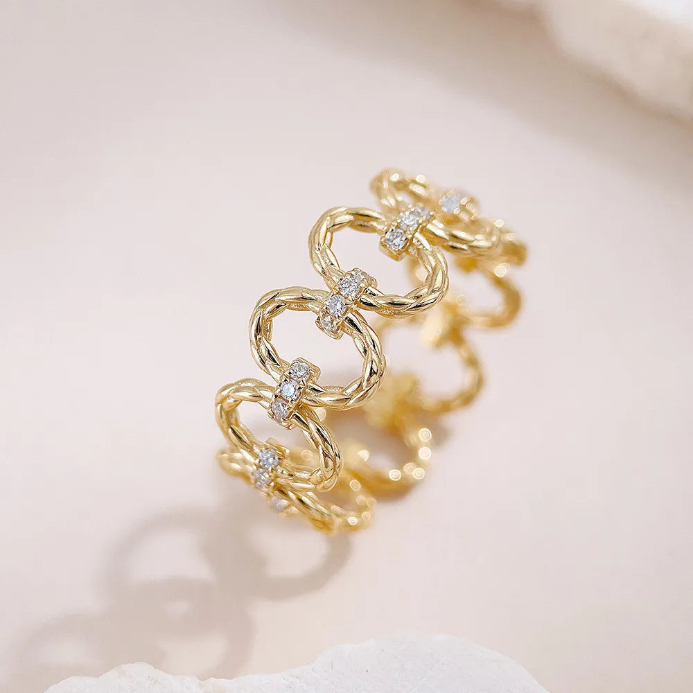 0.24 ctw Round-Cut Lab-Grown Diamond Band in 18K Yellow Gold – APYFR0377-Y