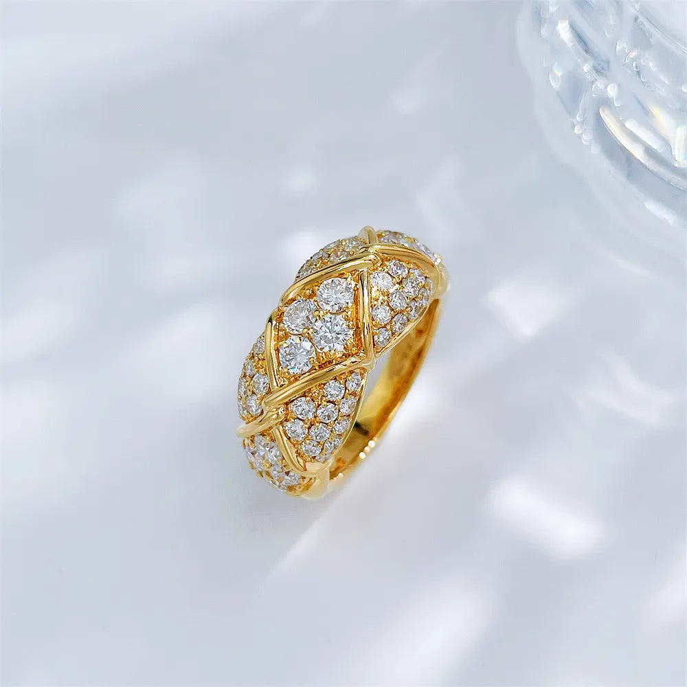 1.66 ctw Celestial Round-Cut Lab-Grown Diamond Band in 18K Yellow Gold – APYFR0385-Y
