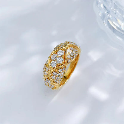 1.66 ctw Celestial Round-Cut Lab-Grown Diamond Band in 18K Yellow Gold – APYFR0385-Y