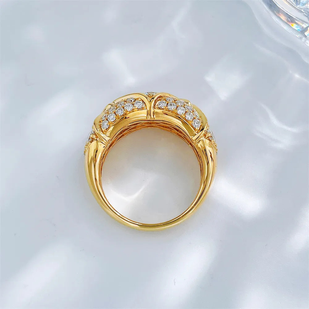 1.66 ctw Celestial Round-Cut Lab-Grown Diamond Band in 18K Yellow Gold – APYFR0385-Y