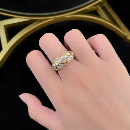 1.66 ctw Celestial Round-Cut Lab-Grown Diamond Band in 18K Yellow Gold – APYFR0385-Y