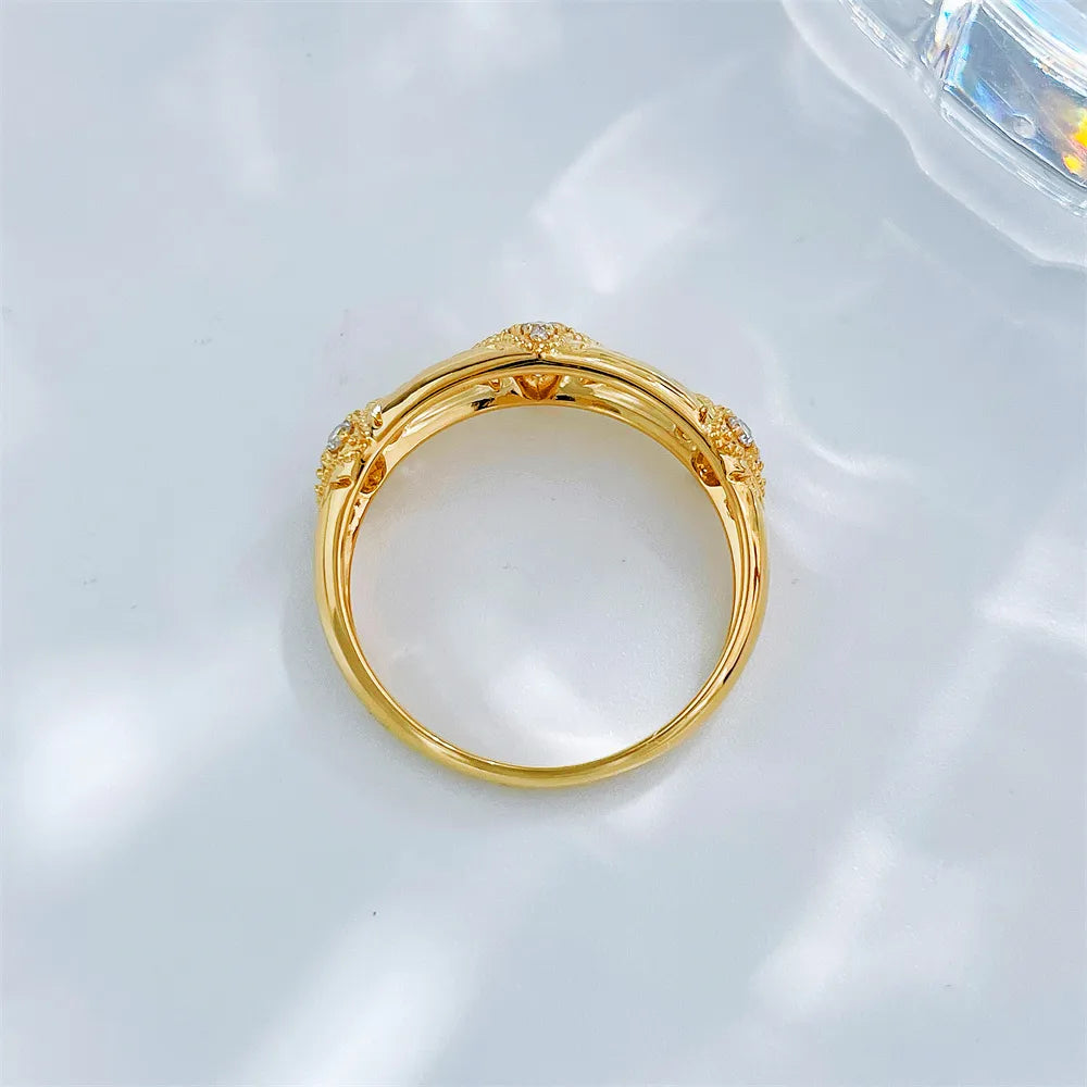 0.2 ctw Celestial Round-Cut Lab-Grown Diamond Band in 18K Yellow Gold – APYFR0388-Y