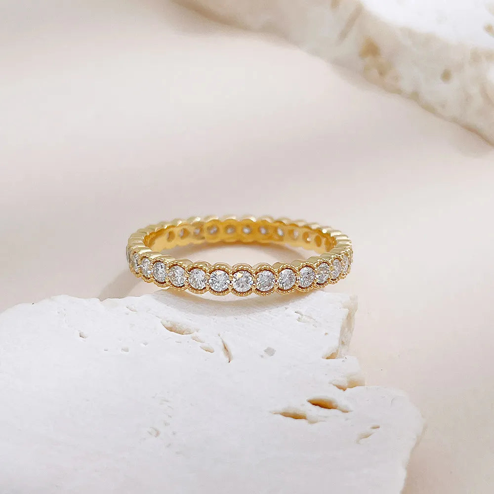 0.71 ctw Statement Stackable Round-Cut Lab-Grown Diamond Band in 18K Yellow Gold – APYFR0397-Y