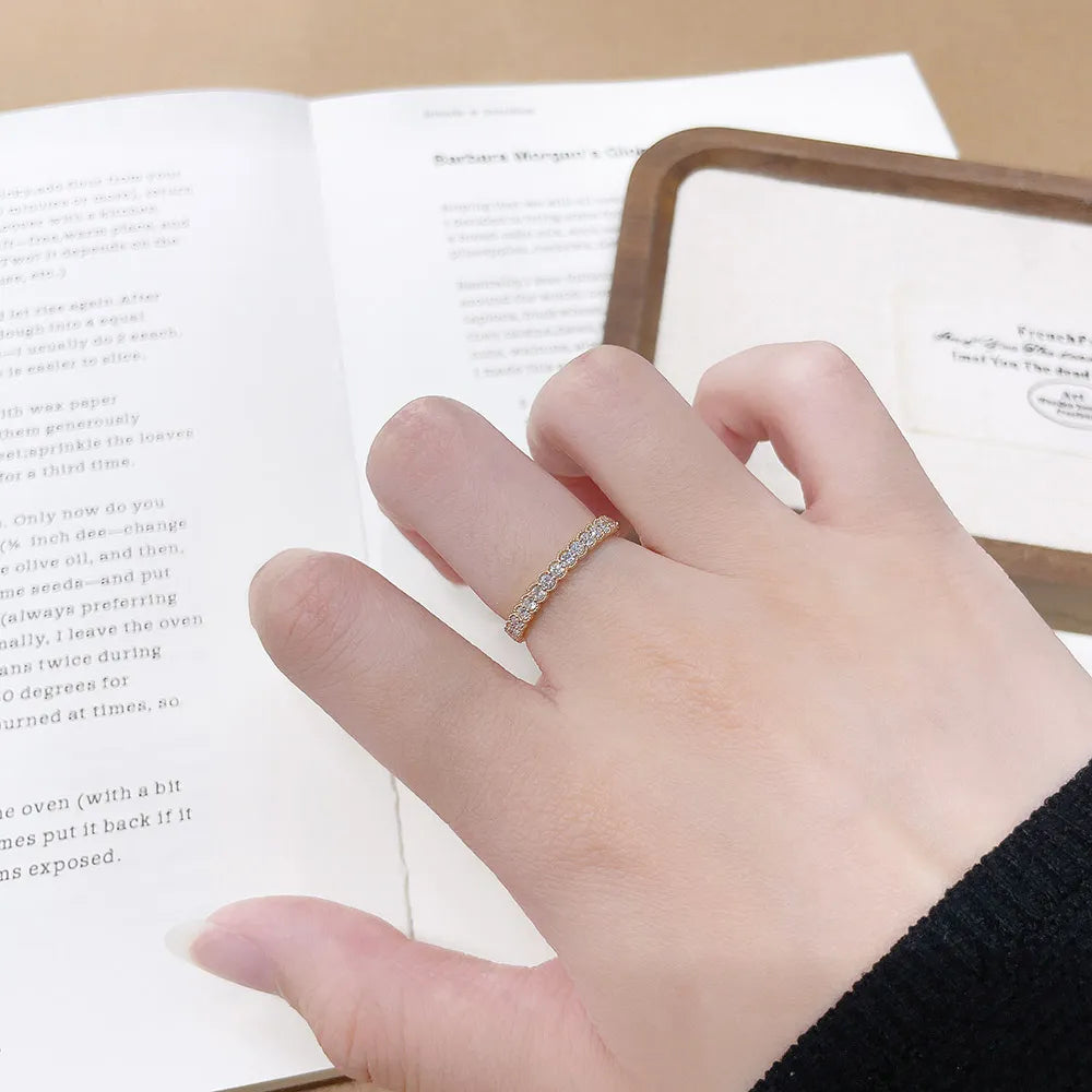 0.71 ctw Statement Stackable Round-Cut Lab-Grown Diamond Band in 18K Yellow Gold – APYFR0397-Y