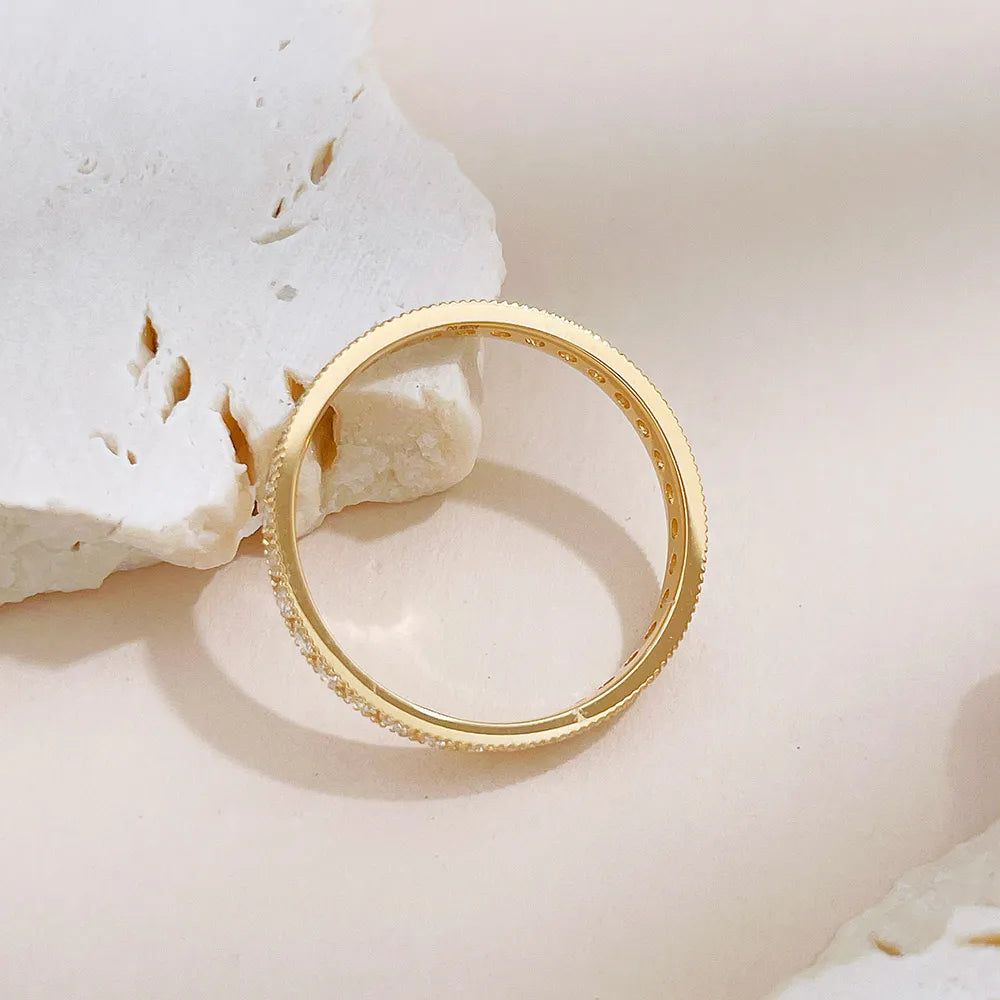 0.51 ctw Statement Stackable Round-Cut Lab-Grown Diamond Band in 18K Yellow Gold – APYFR0399-Y