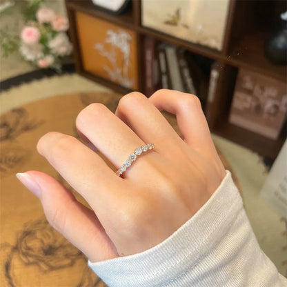 0.81 ctw Minimalist Round-Cut Lab-Grown Diamond Band in 18K Yellow Gold