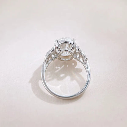 5.03 ct Bow Oval-Cut Lab-Grown Diamond Ring in 18K White Gold – APYFR0423-W