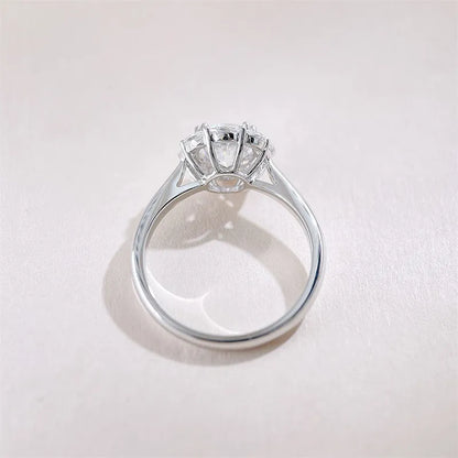 1 ct Celestial Round-Cut Lab-Grown Diamond Ring in 18K White Gold – APYFR0425-W