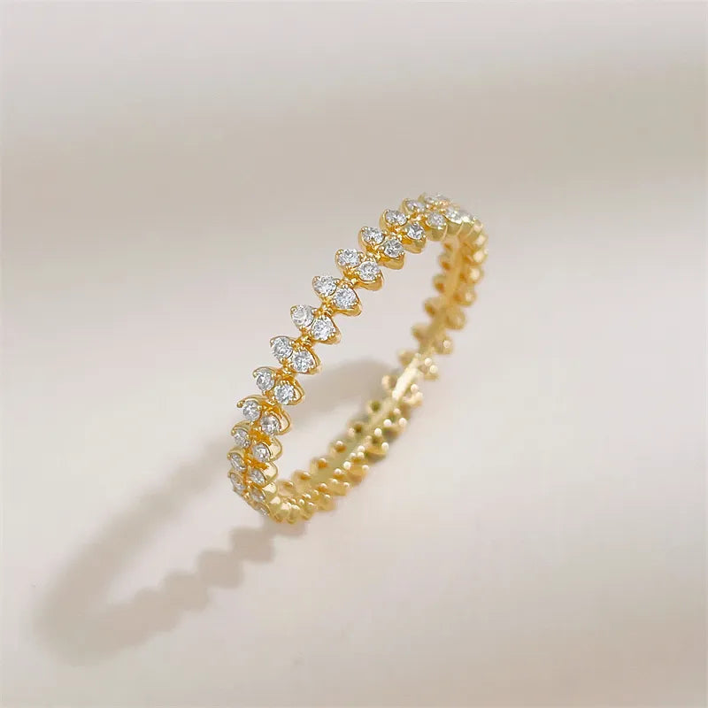 0.35 ctw Round-Cut Lab-Grown Diamond Band in 18K Yellow Gold – APYFR0447-Y