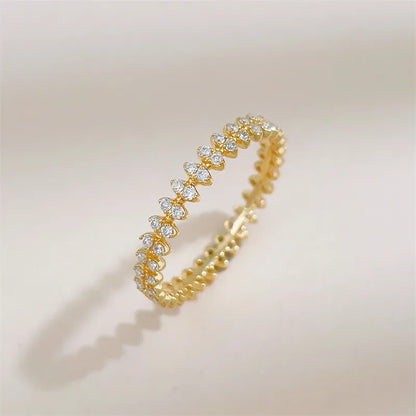 0.35 ctw Round-Cut Lab-Grown Diamond Band in 18K Yellow Gold – APYFR0447-Y