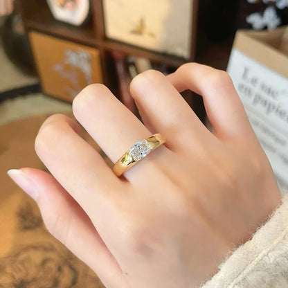 1.01 ct Vintage Princess-Cut Lab-Grown Diamond Ring in 18K Yellow Gold – APYMR0007-Y