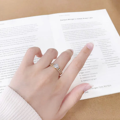 1 ct Round-Cut Lab-Grown Diamond Ring in 18K Yellow Gold – APYMR0009-Y