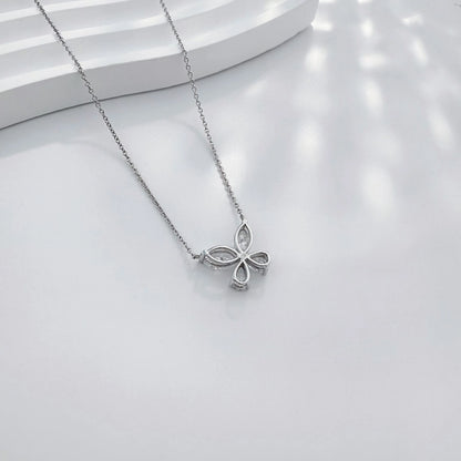 1.72 ctw Butterfly Mixed-Cut Lab-Grown Diamond Necklace in PT950 Platinum – APYN0005-PT