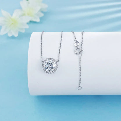 1.01 ct Round-Cut Lab-Grown Diamond Necklace in PT950 Platinum – APYN0009-PT