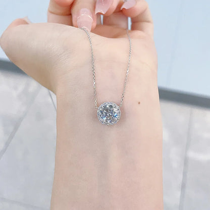 1.01 ct Round-Cut Lab-Grown Diamond Necklace in PT950 Platinum – APYN0009-PT
