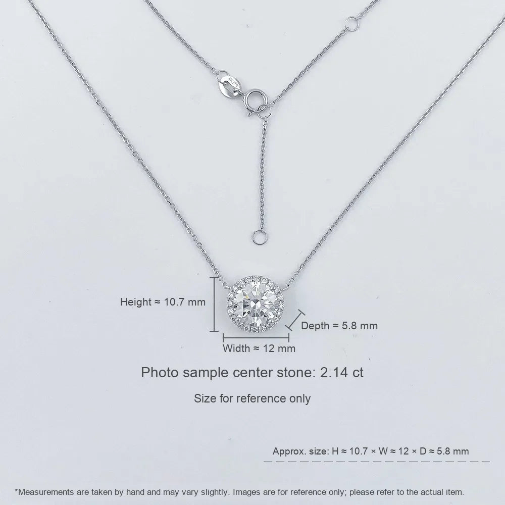 1.01 ct Round-Cut Lab-Grown Diamond Necklace in PT950 Platinum – APYN0009-PT