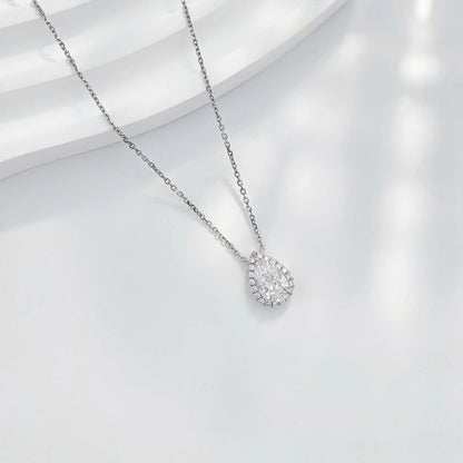 1.02 ct Celestial Pear-Cut Lab-Grown Diamond Necklace in PT950 Platinum