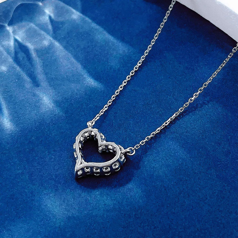 0.54 ctw Celestial Round-Cut Lab-Grown Diamond Necklace in PT950 Platinum