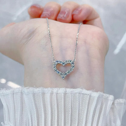 0.54 ctw Celestial Round-Cut Lab-Grown Diamond Necklace in PT950 Platinum