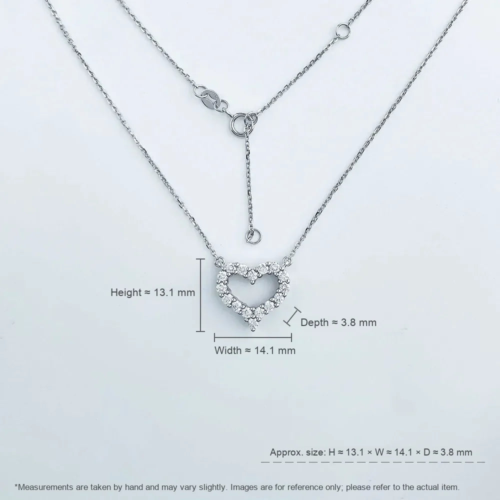0.54 ctw Celestial Round-Cut Lab-Grown Diamond Necklace in PT950 Platinum