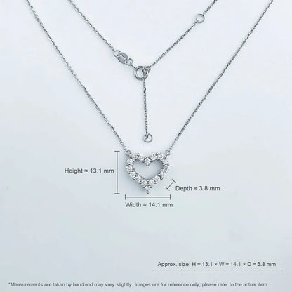 0.54 ctw Celestial Round-Cut Lab-Grown Diamond Necklace in PT950 Platinum